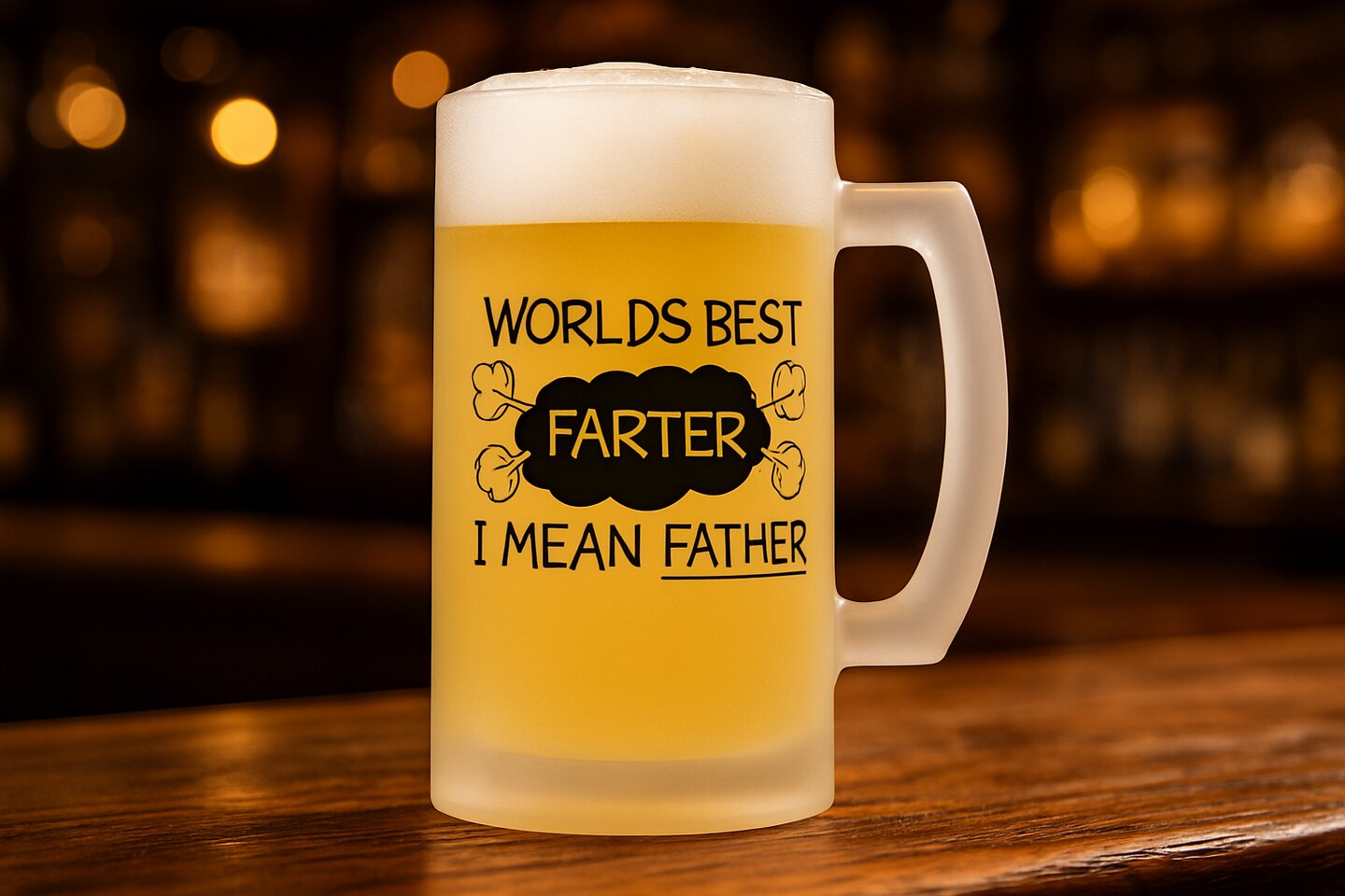 Bierpul Worlds best farter in een sfeervolle kroeg